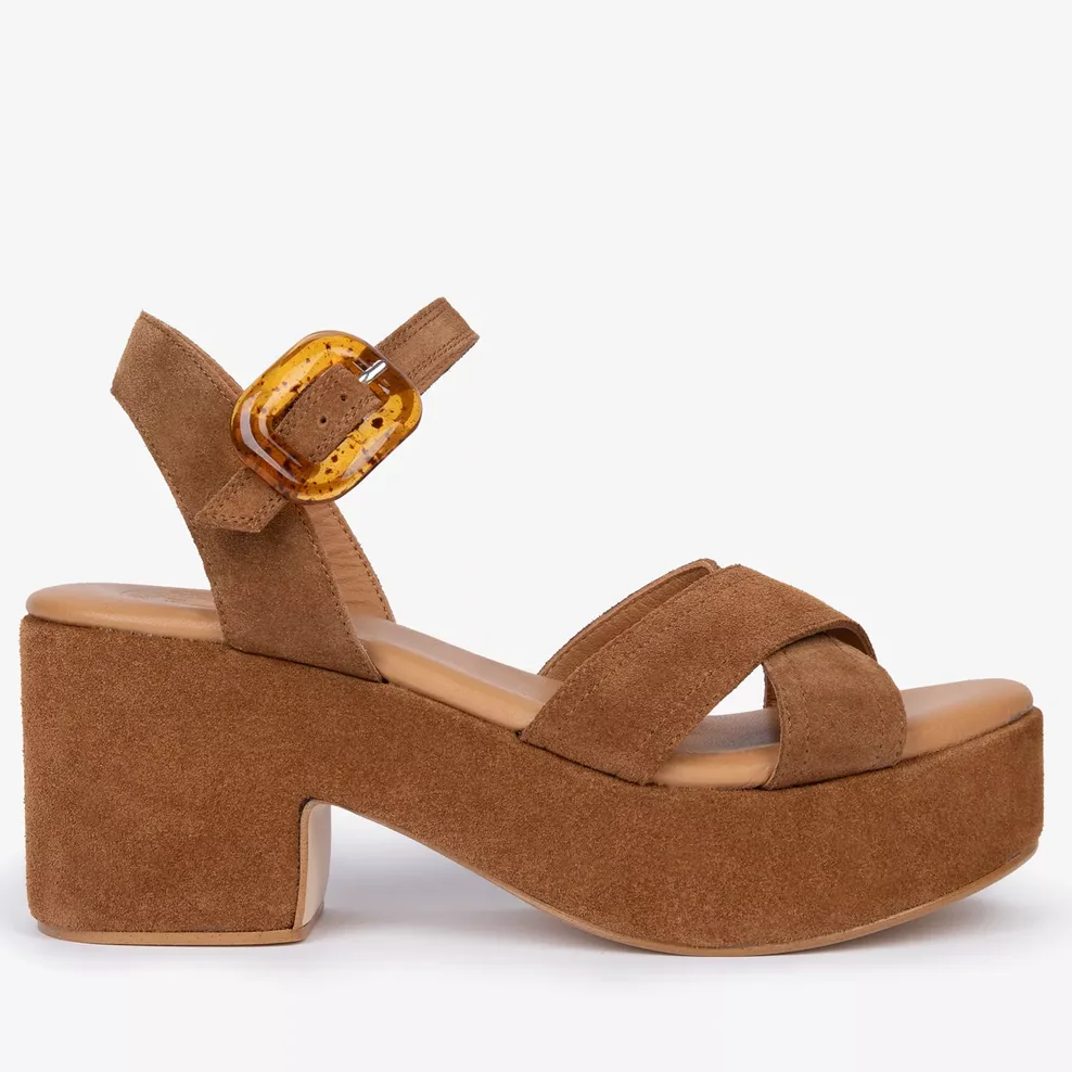 Penelope Chilvers, Brown Suede Sandal