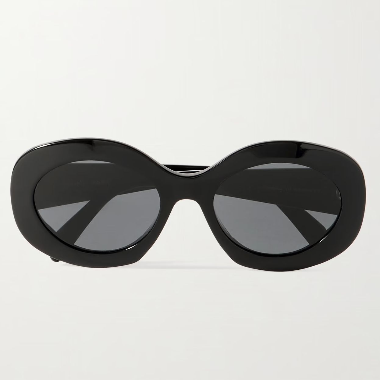 Celine Triomphe Oversized Round-Frame Acetate Sunglasses