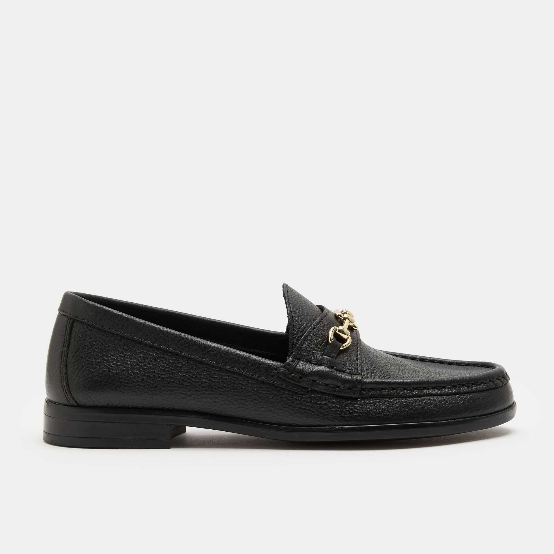 Leather Trim Loafers