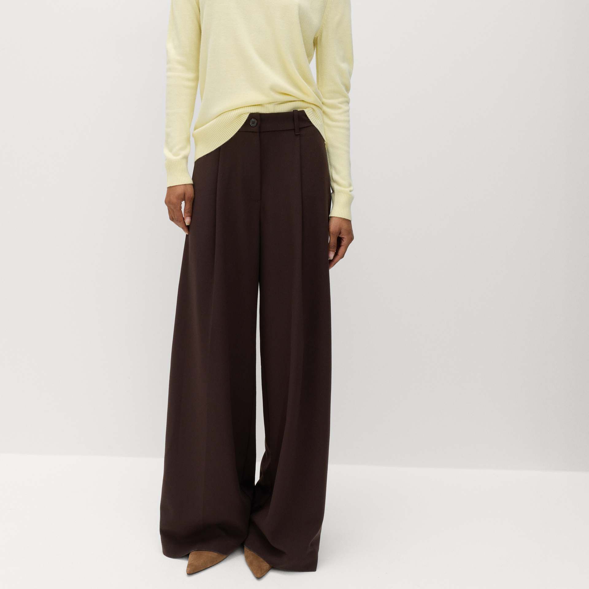 Side Stripe Wide Leg Trousers
