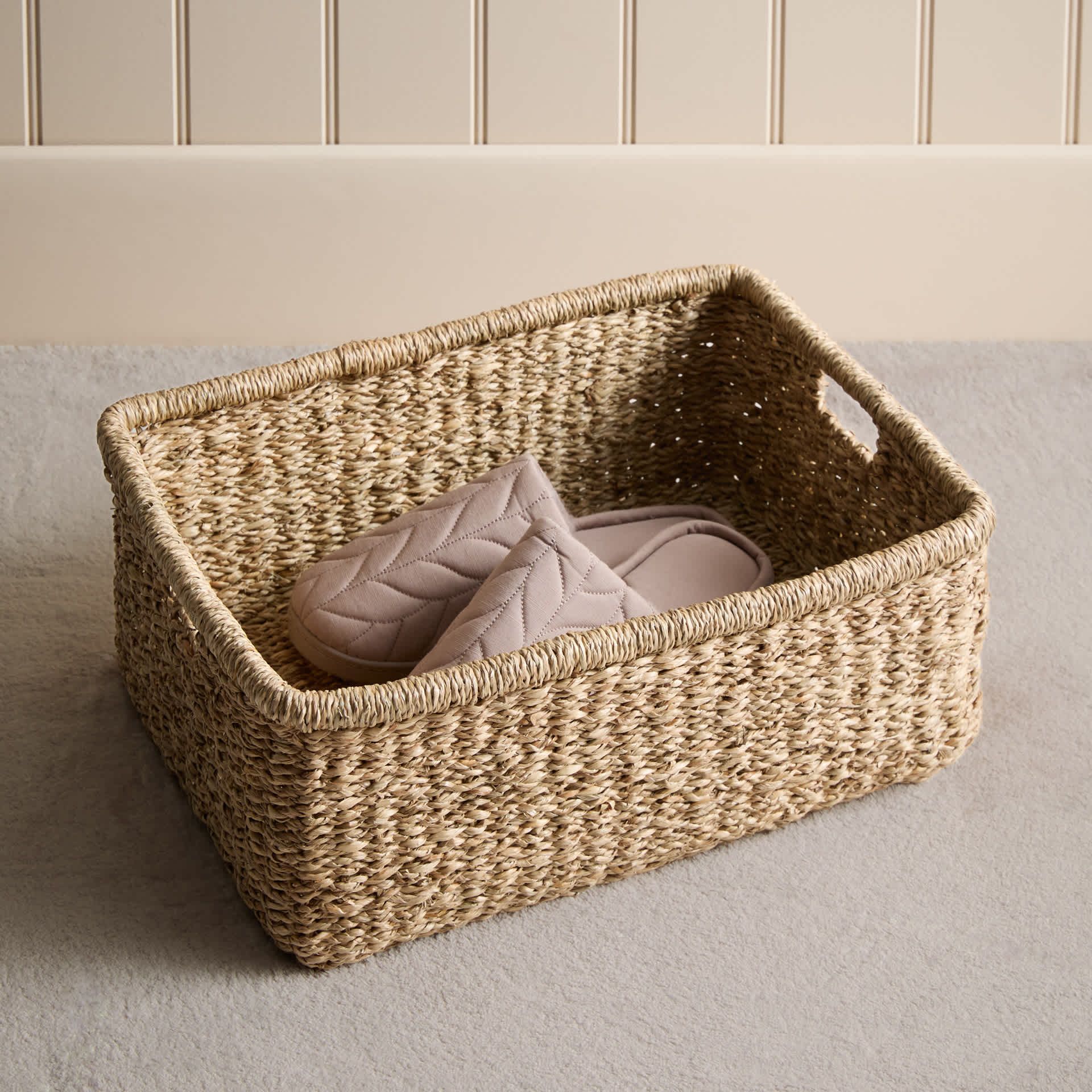 Seagrass Large Rectangular Basket