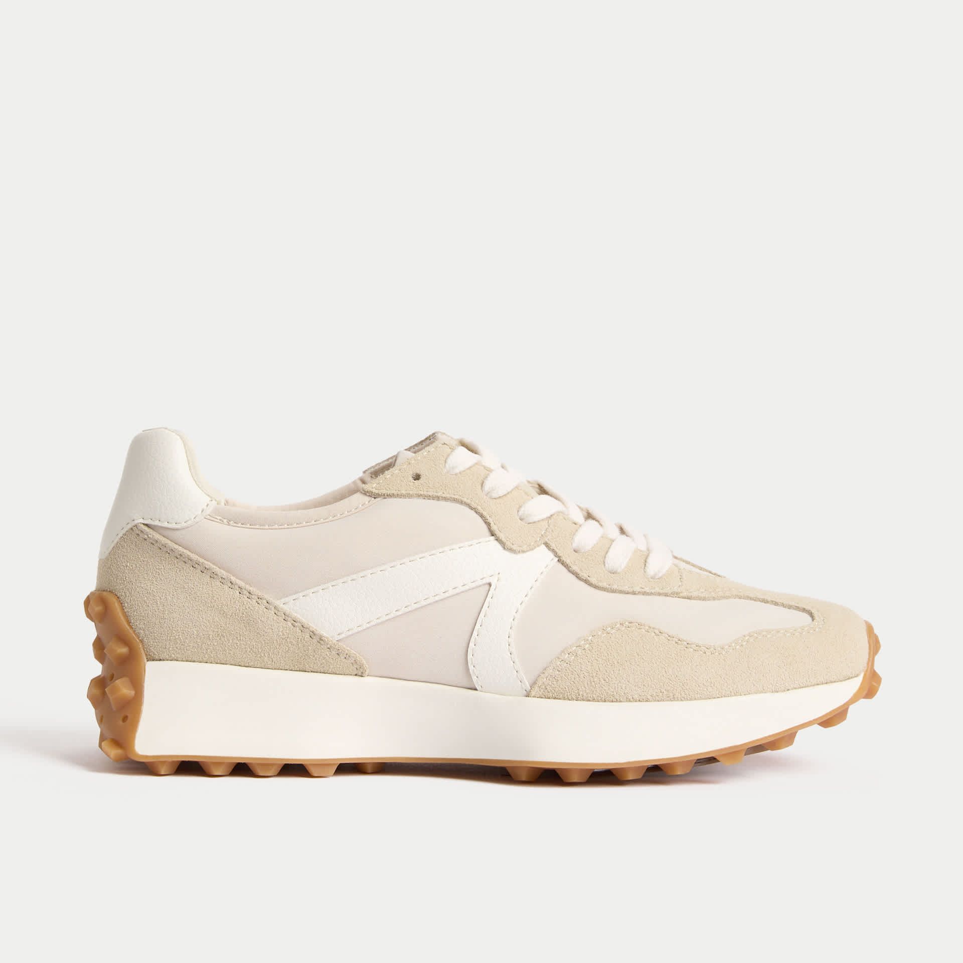 Leather Side Detail Trainers
