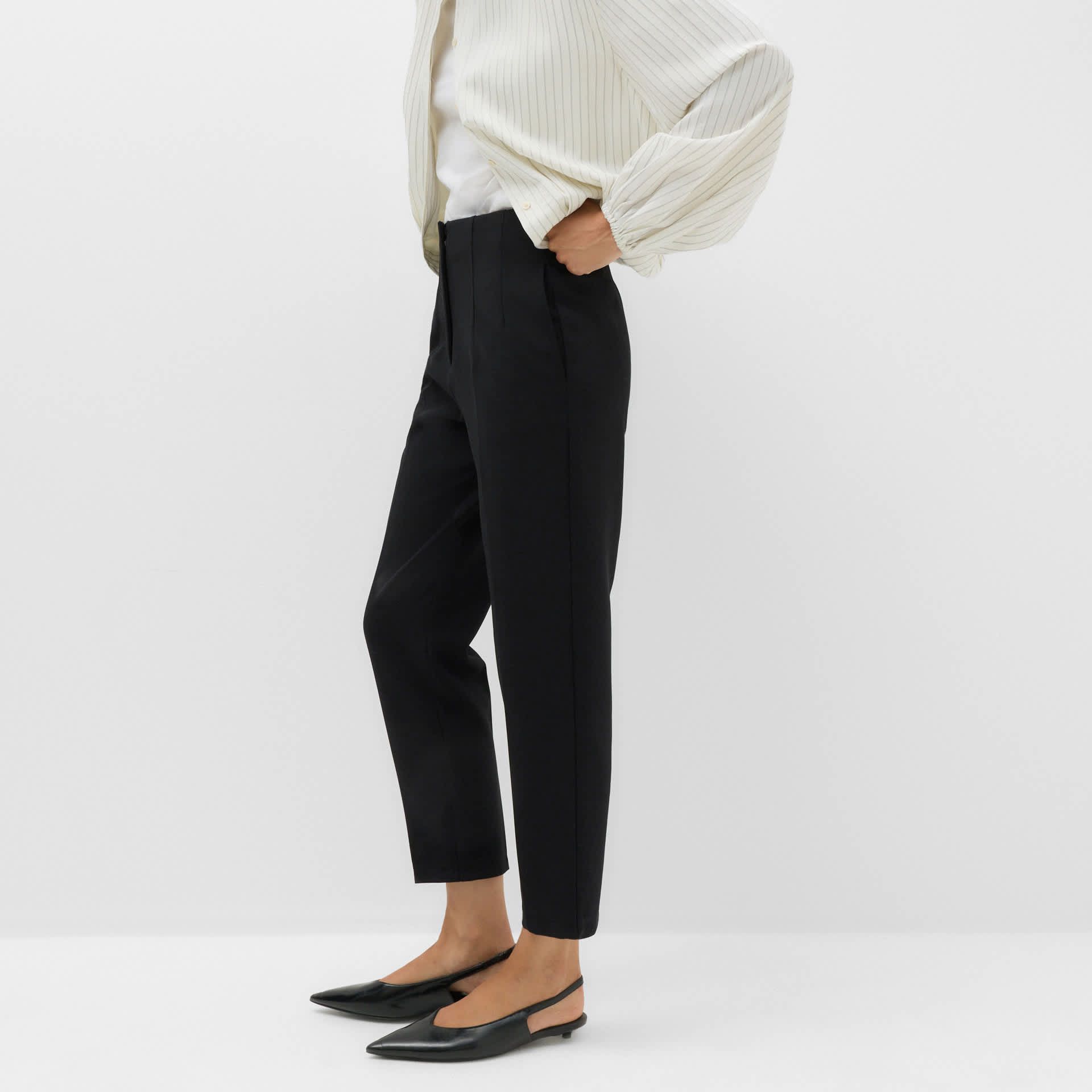Tapered Ankle Grazer Trousers