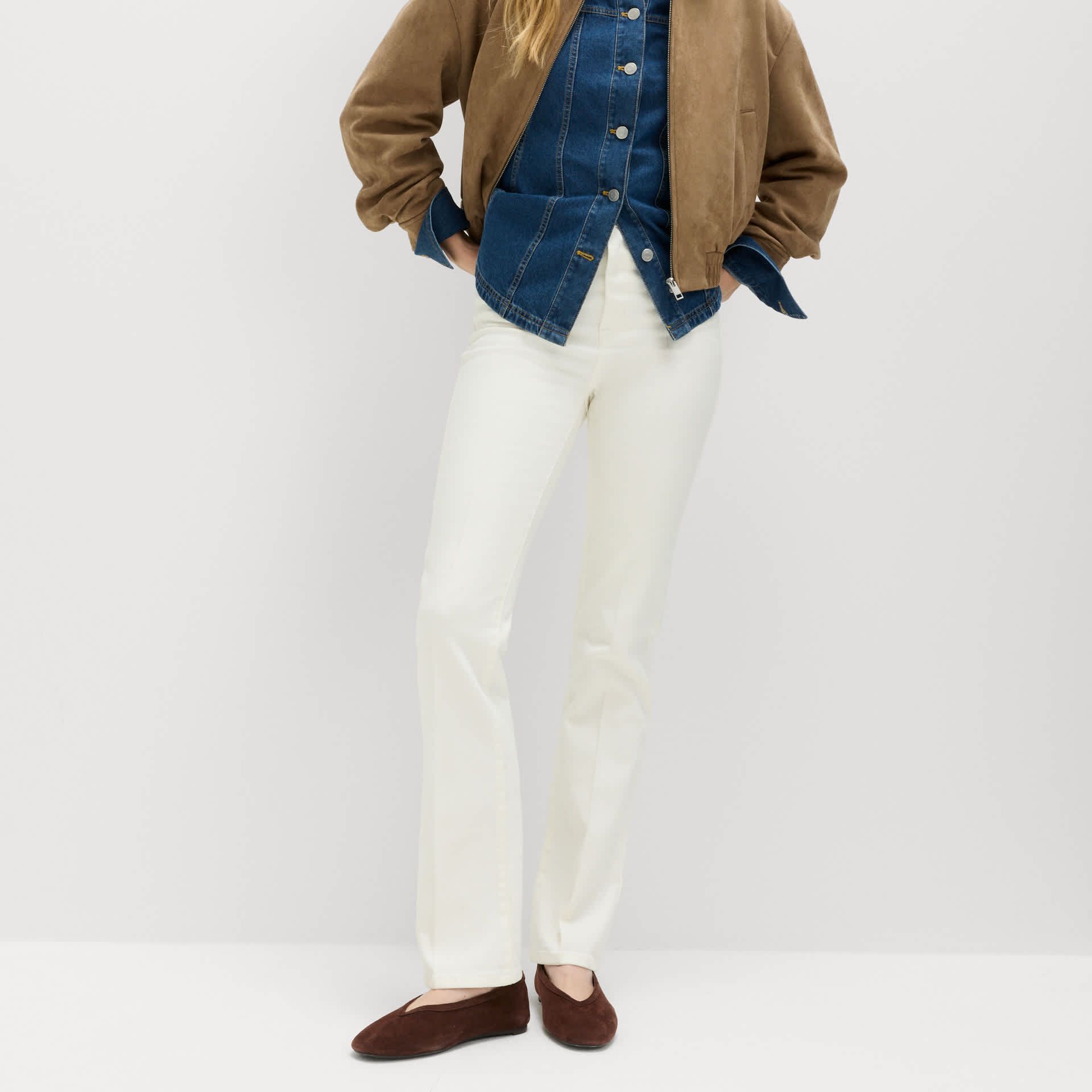 High Waisted Flared Jeans