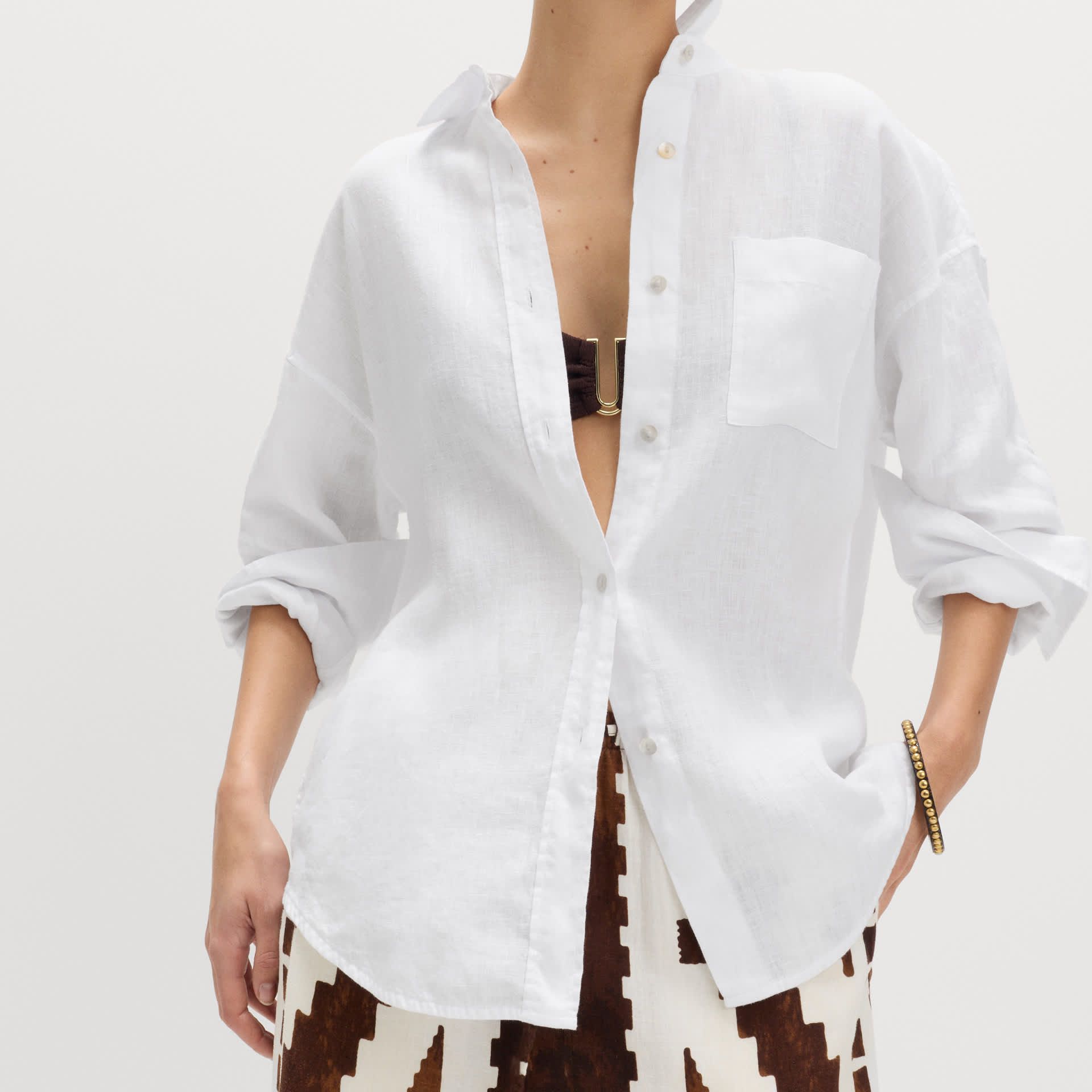 Pure Linen Relaxed Shirt