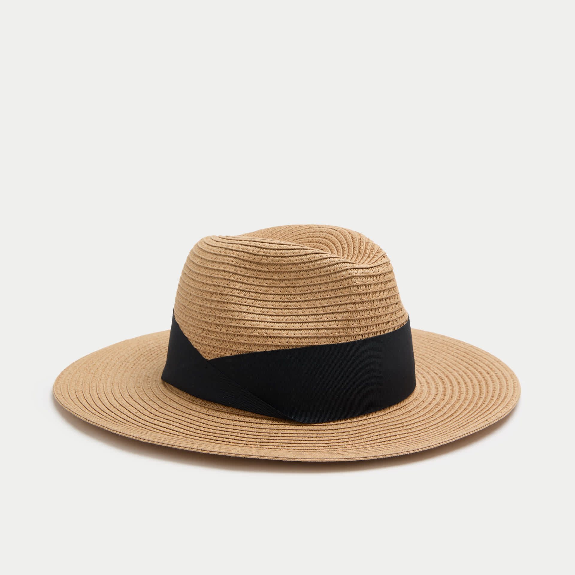 Paper Straw Fedora Hat