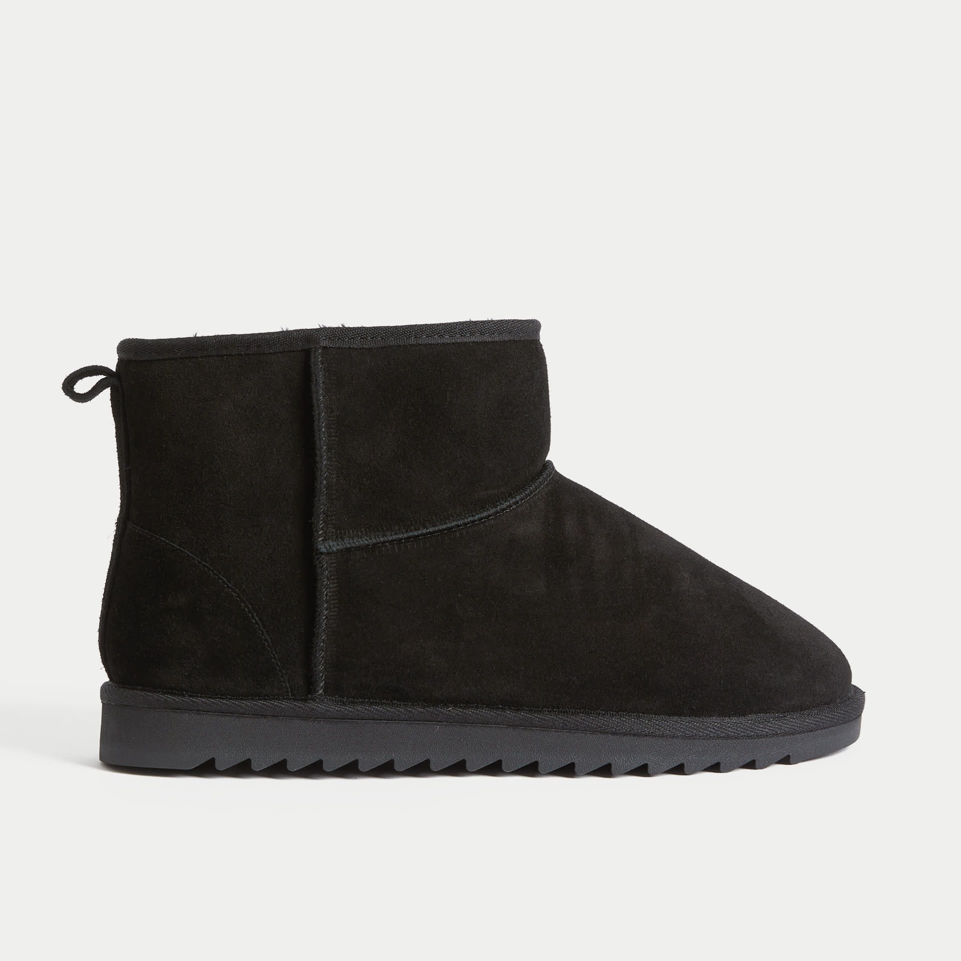 Suede Slipper Boots With Freshfeet&amp;trade;