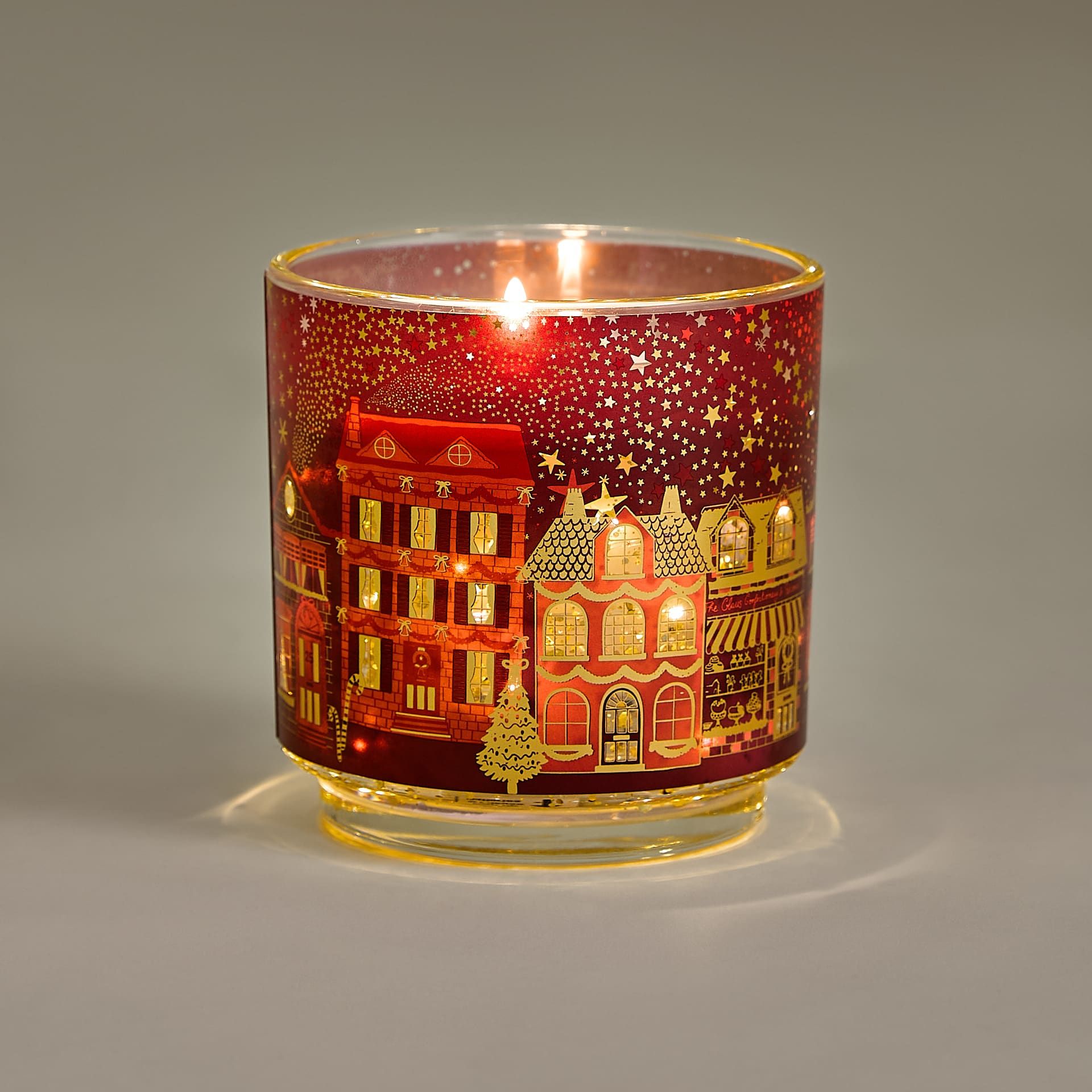 Mandarin, Clove &amp;amp; Cinnamon Refillable Light Up Candle