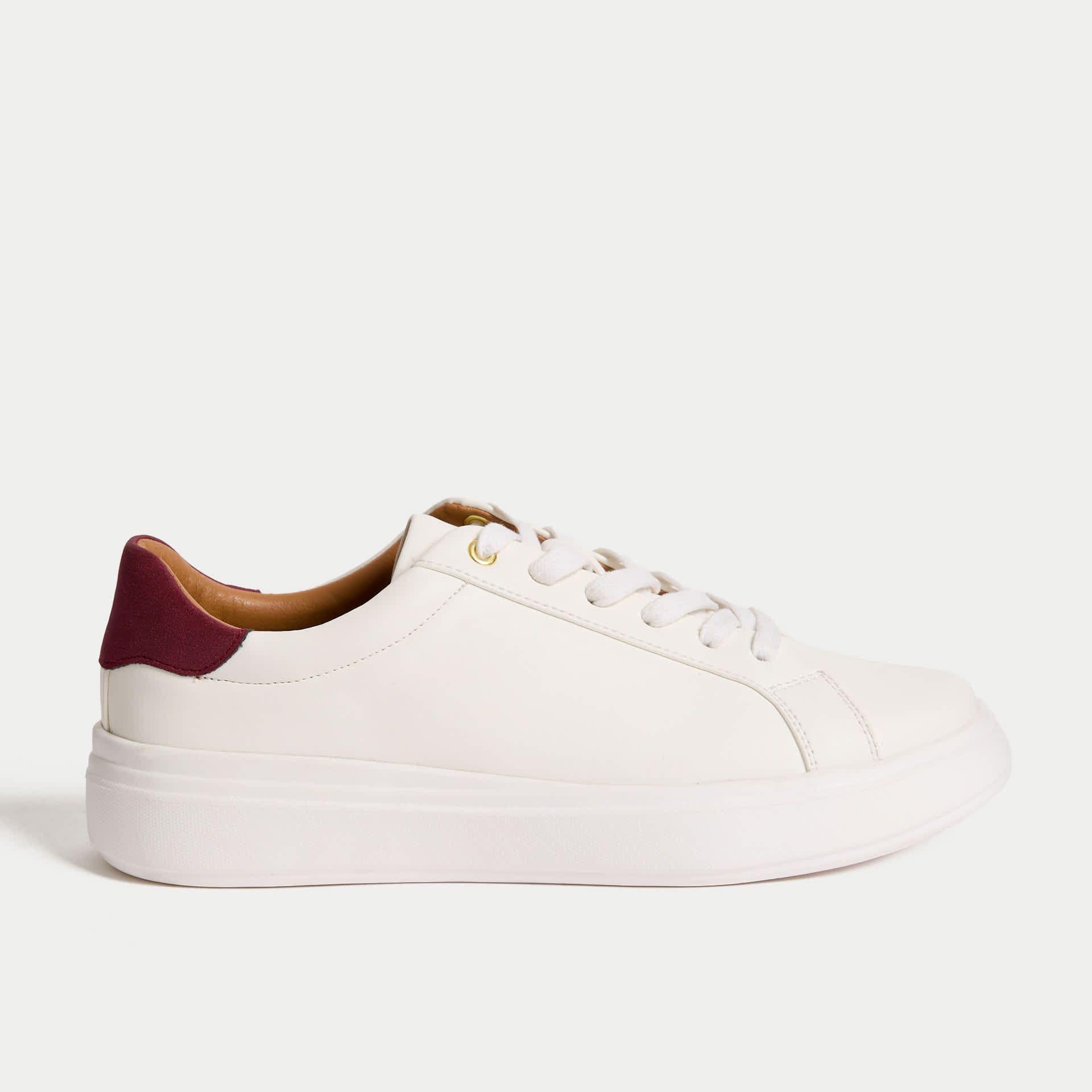 Lace Up Platform Trainers