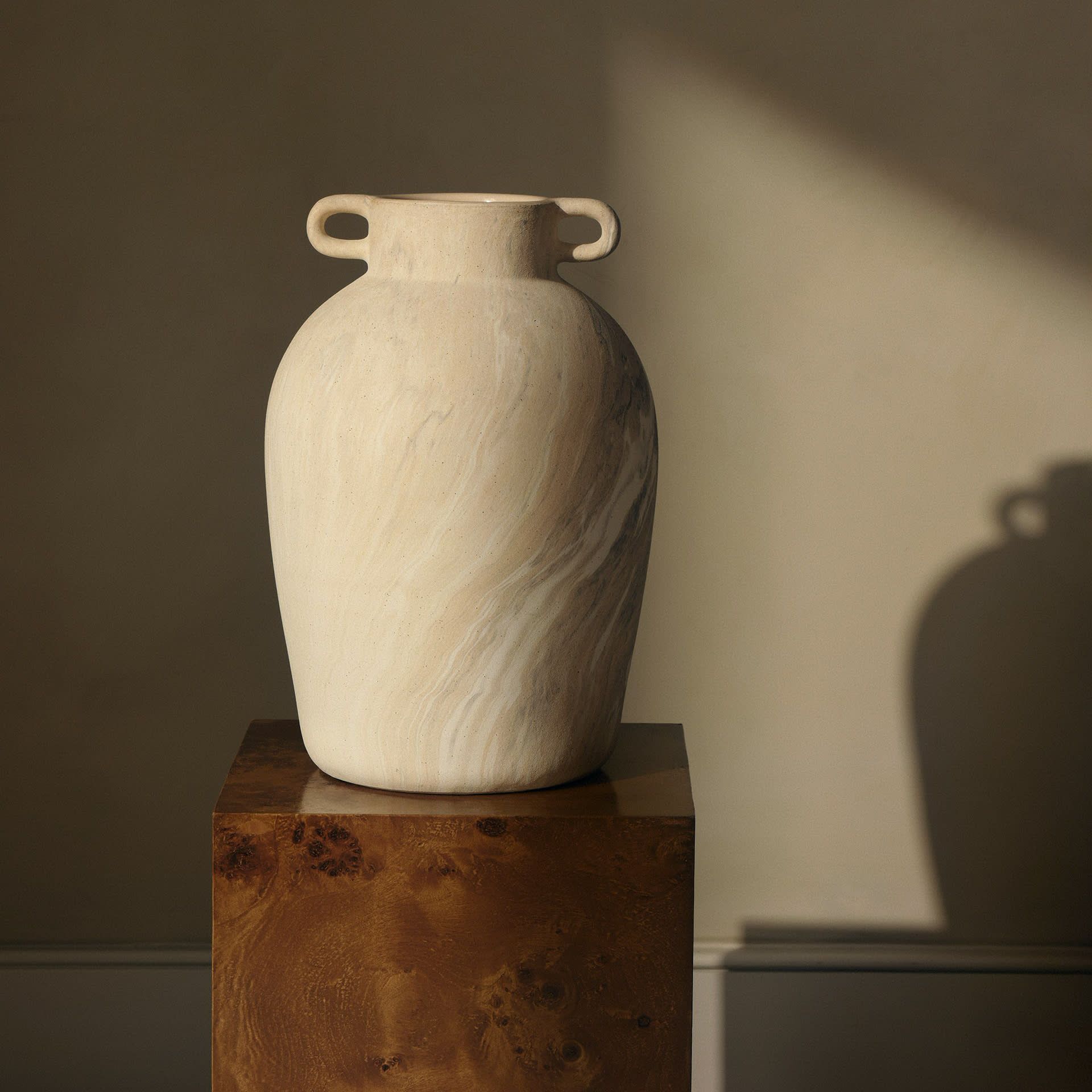 Marble Effect Ceramic Vase