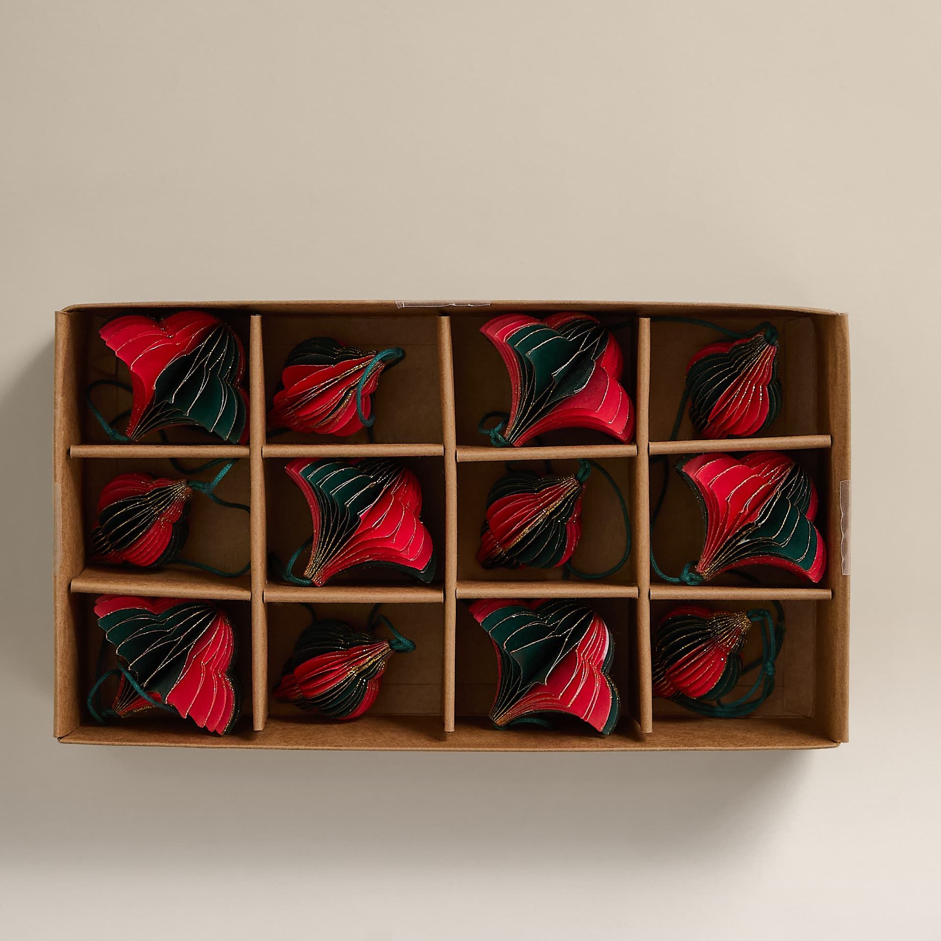 Paper Bauble Tree Garland