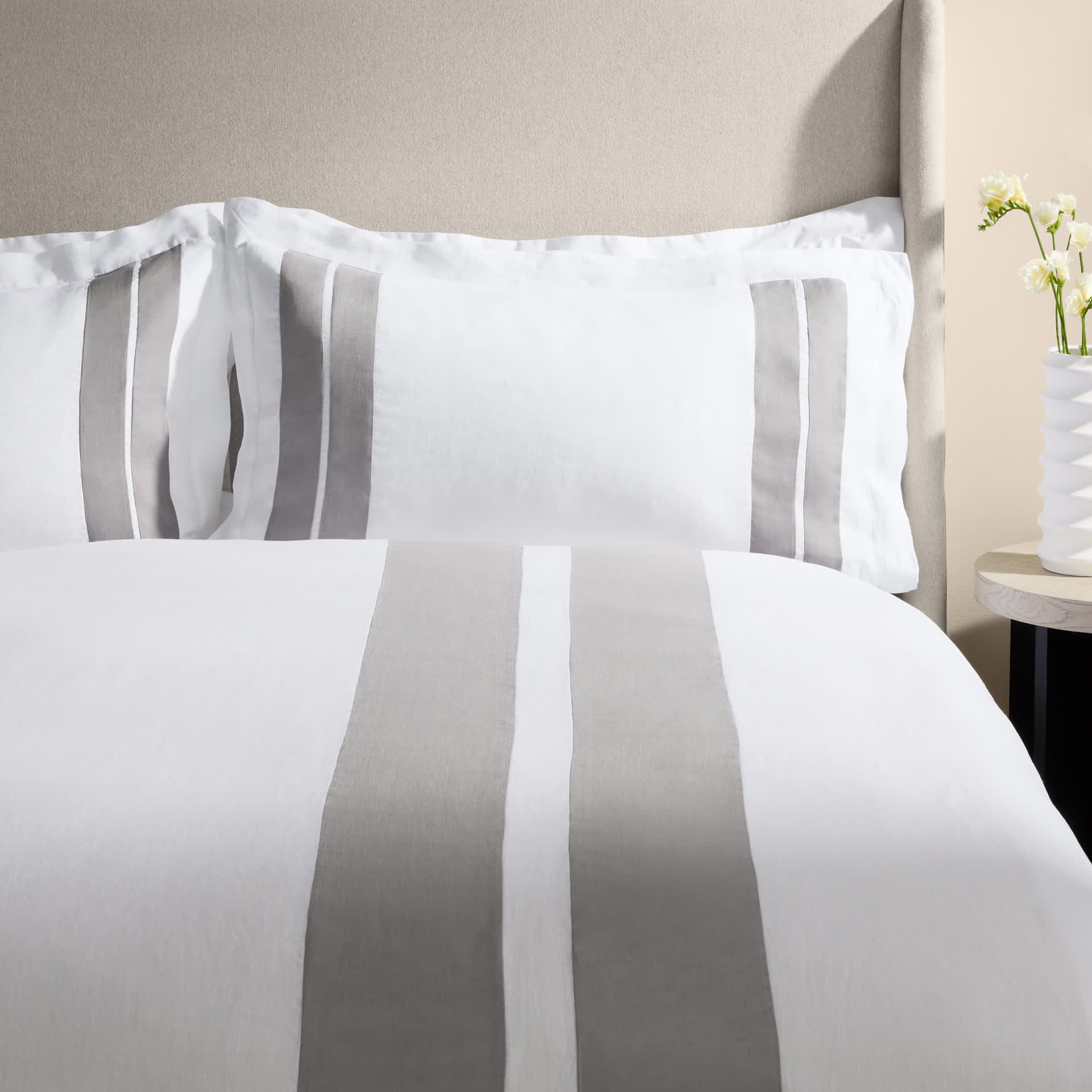 Pure Linen Panel Bedding Set