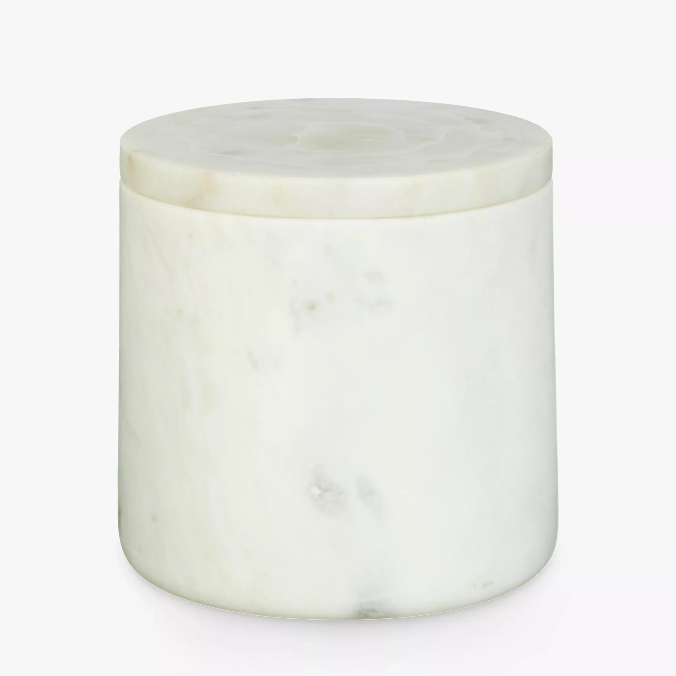 John Lewis Marble Container, White
