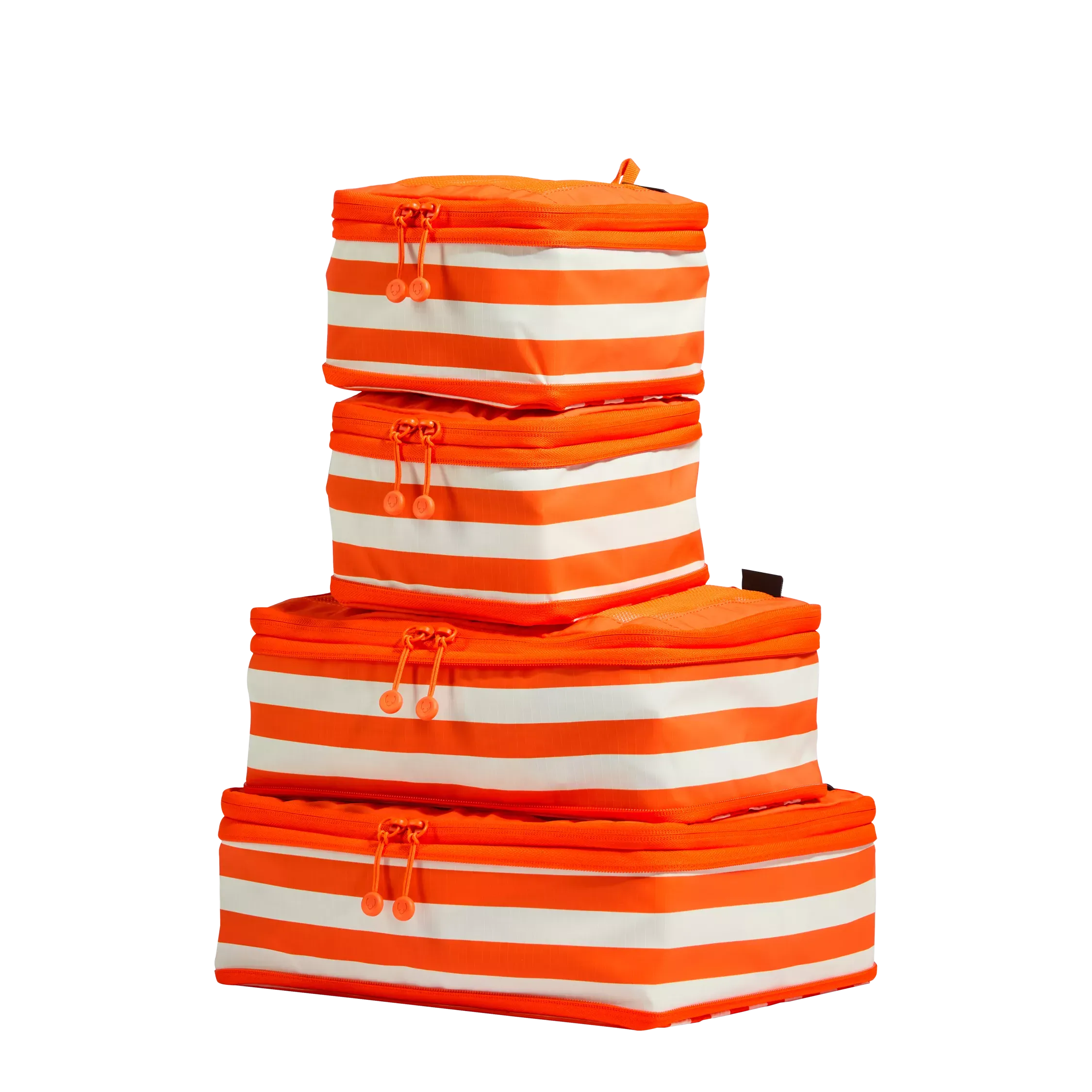 Antler Holiday Stripe Packing Cube Set, Pack of 4, Coral