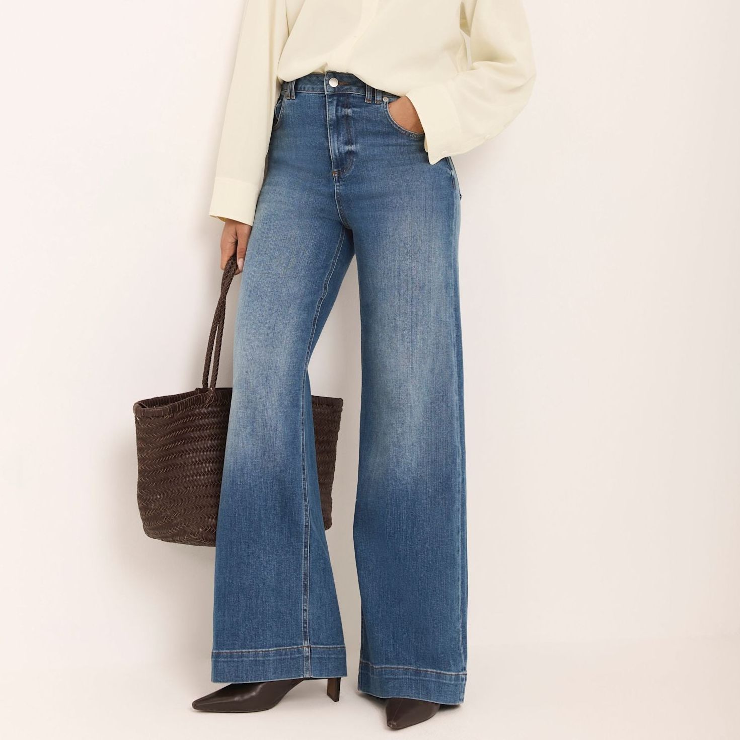 Indigo Ultimate Wide Leg Jeans