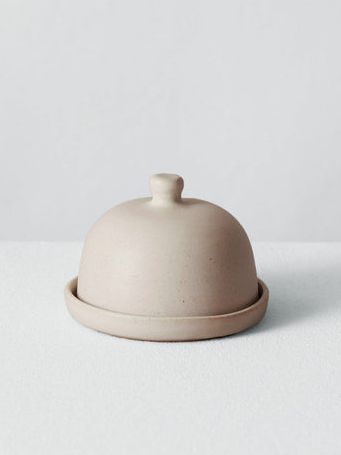 Rebecca Williams Butter Dish | Matte White