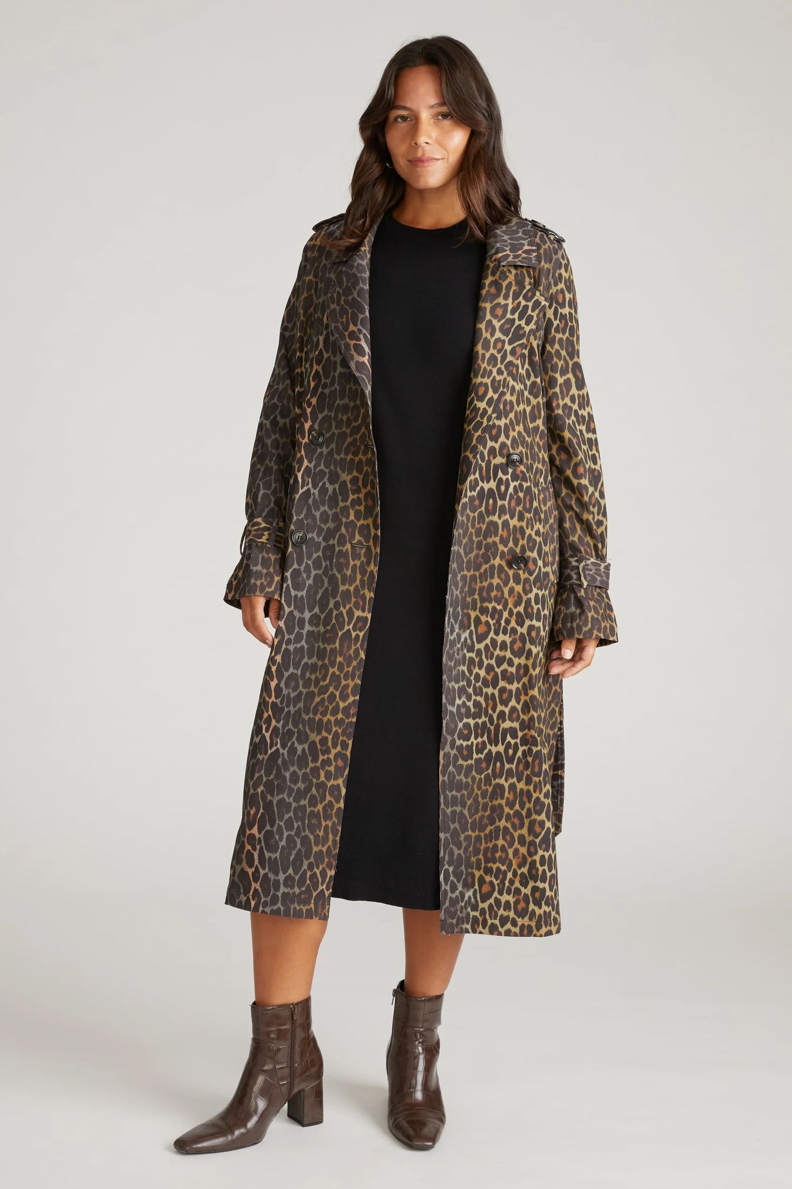 Universal Standard x Henning animal print jacket