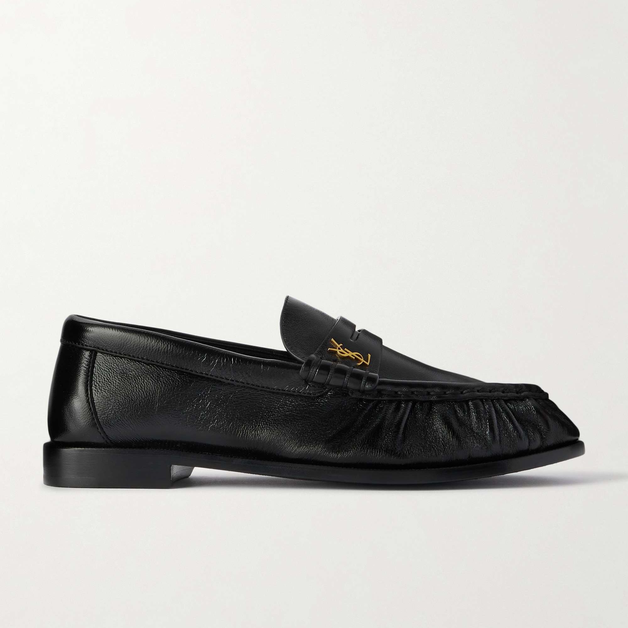 Le Loafer Logo-Embellished Leather Loafers