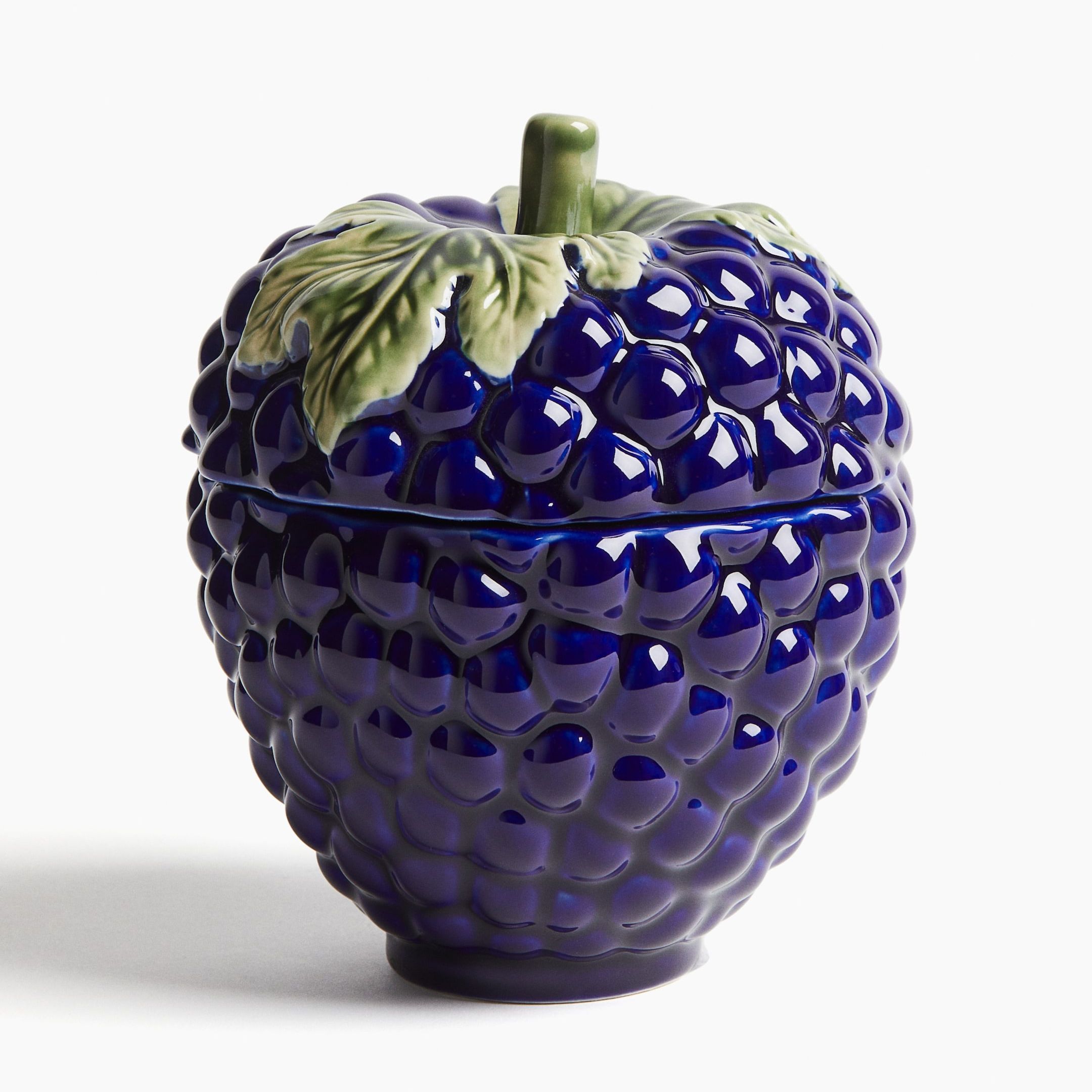 Stoneware Jar - Light Brown/pineapple