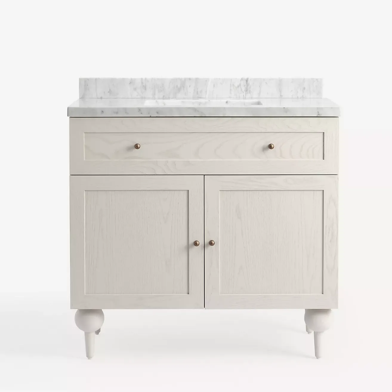 Fern Marble-Top Single Bathroom Vanity