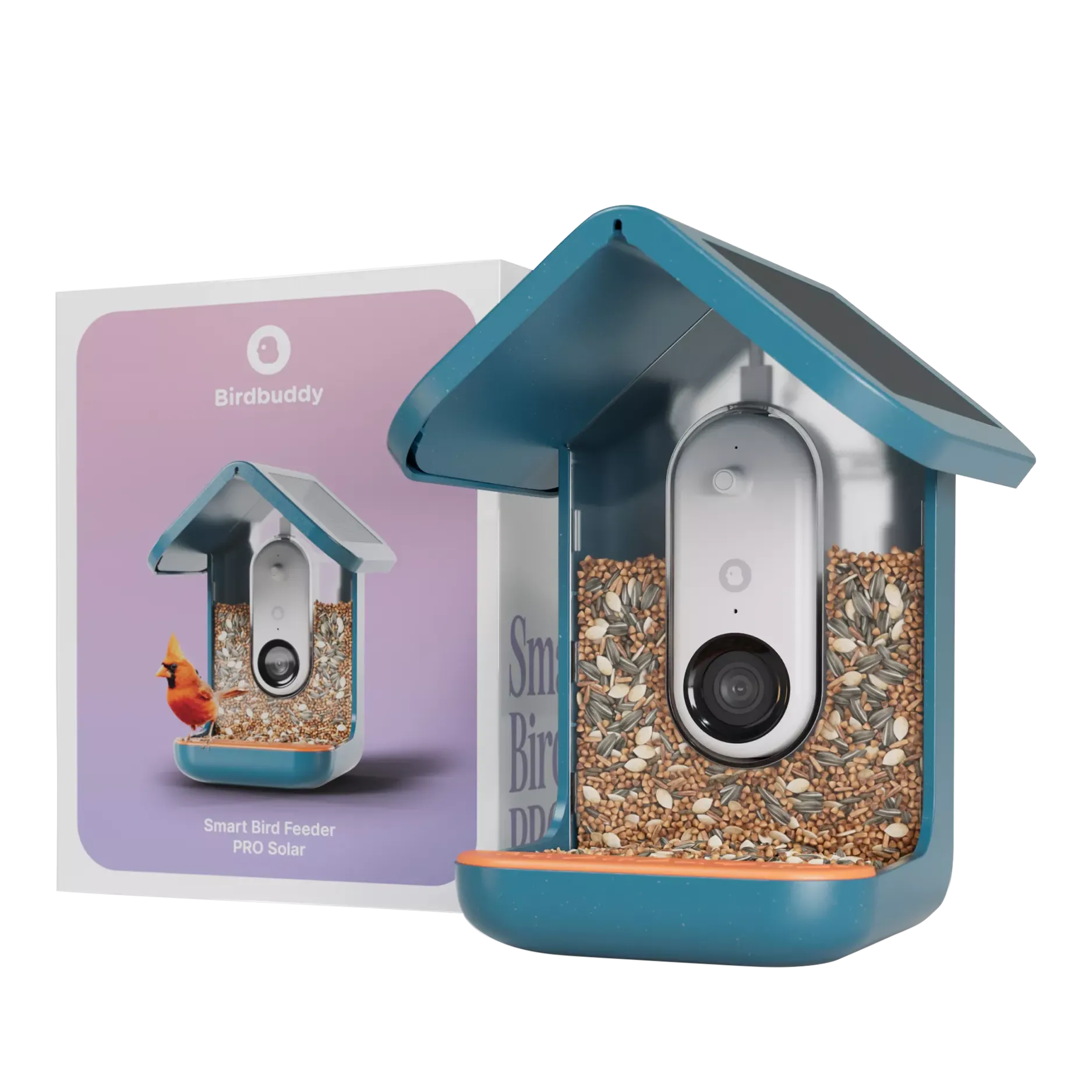 Bird Buddy Pro Camera Bird Feeder, Blue