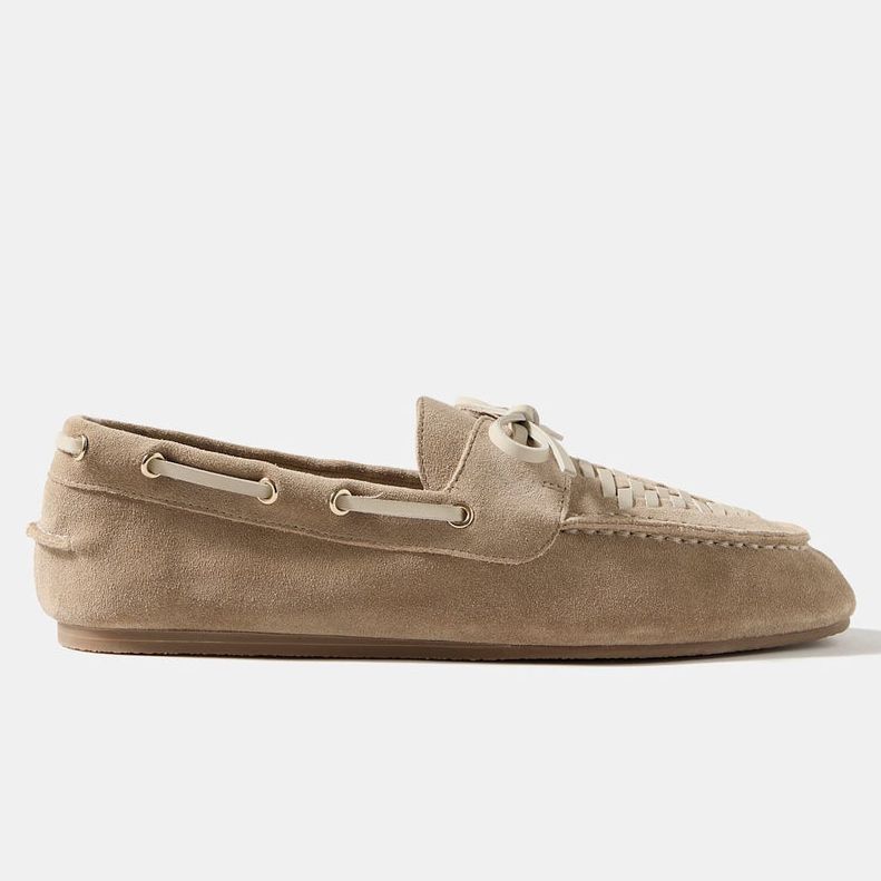 Mint Velvet Livi Suede Boat Shoes