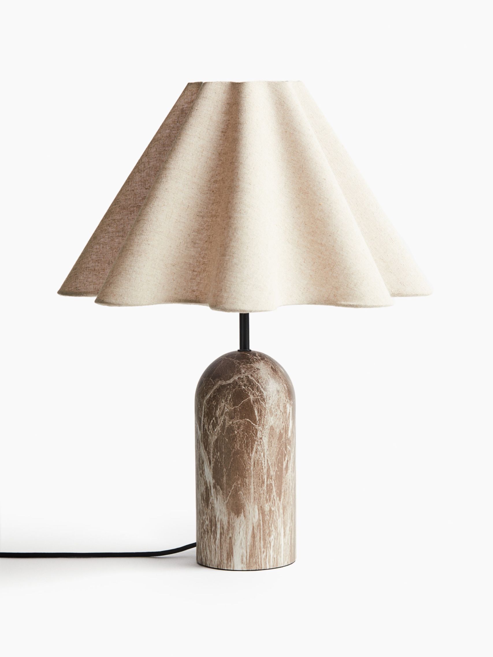 Linen-Blend Table Lamp