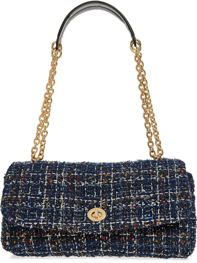 Tweed Convertible Crossbody Bag