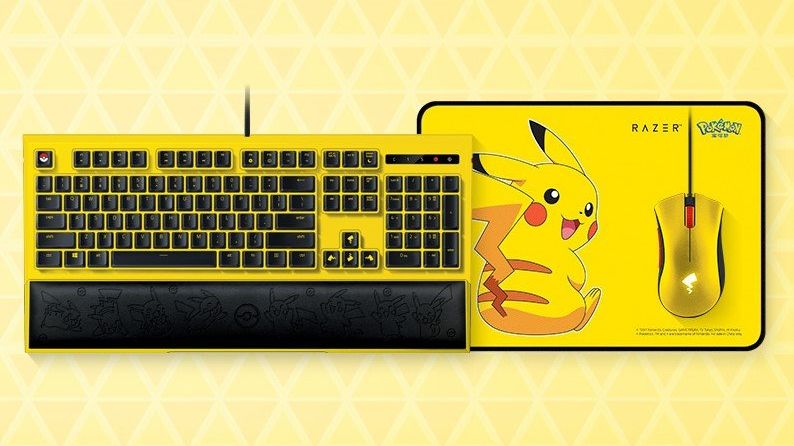 Razer ピカチュウ キーボード パームレスト Authentic Razer x Pokémon Pikachu Wrist Rest for Keyboard 104 Keys