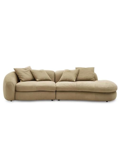 Fable Leather 3 Seater Sofa