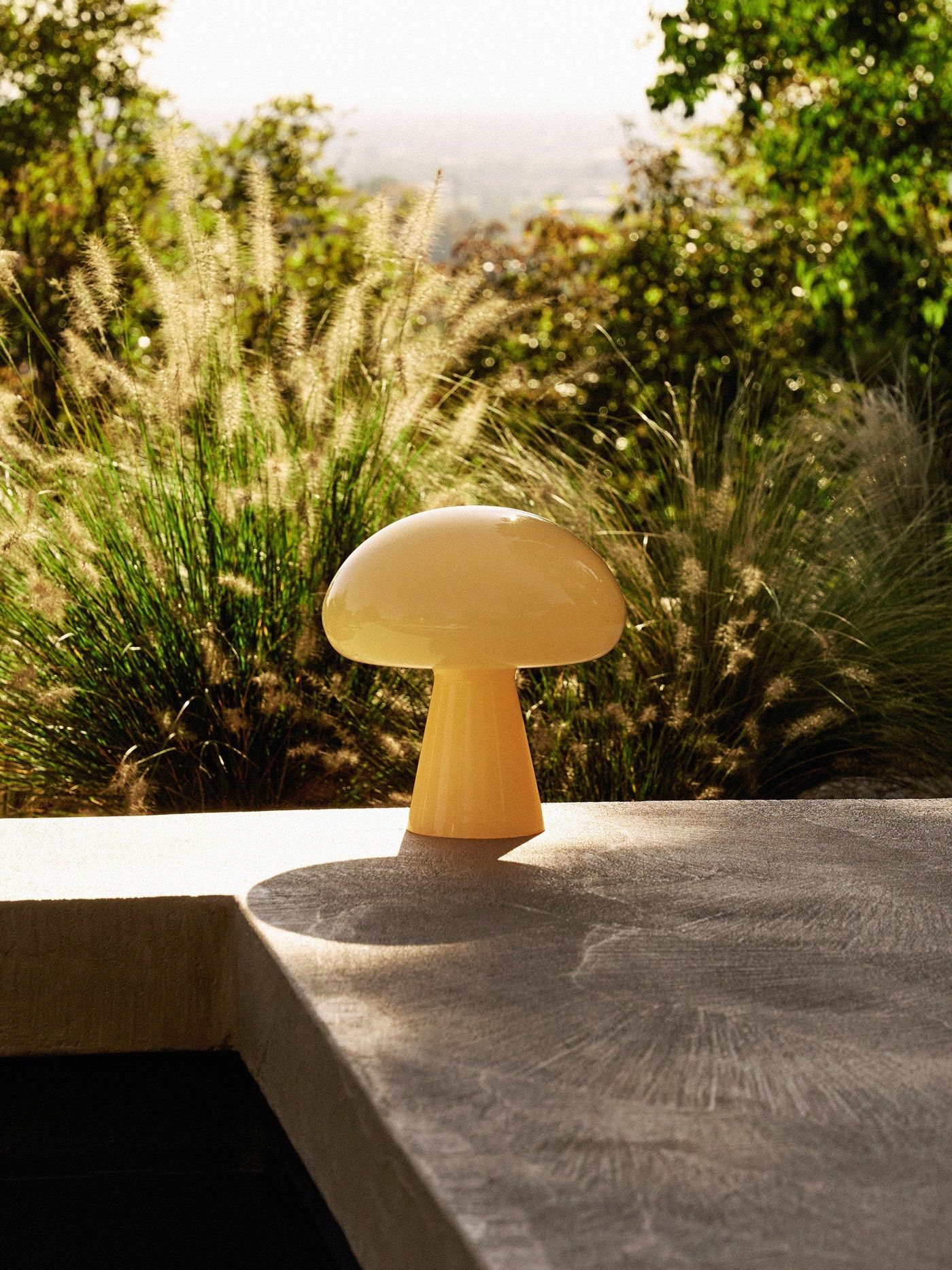 Mouth-Blown Portable Led Table Lamp Obello, Dimmable