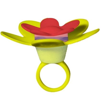 Hariumiu Flower-Shaped Bird Feeder Flower Hummingbird Ring Feeder Attract Admire Cute Hummingbirds Up Close With This Wearable Bird Feeder Bird Supply