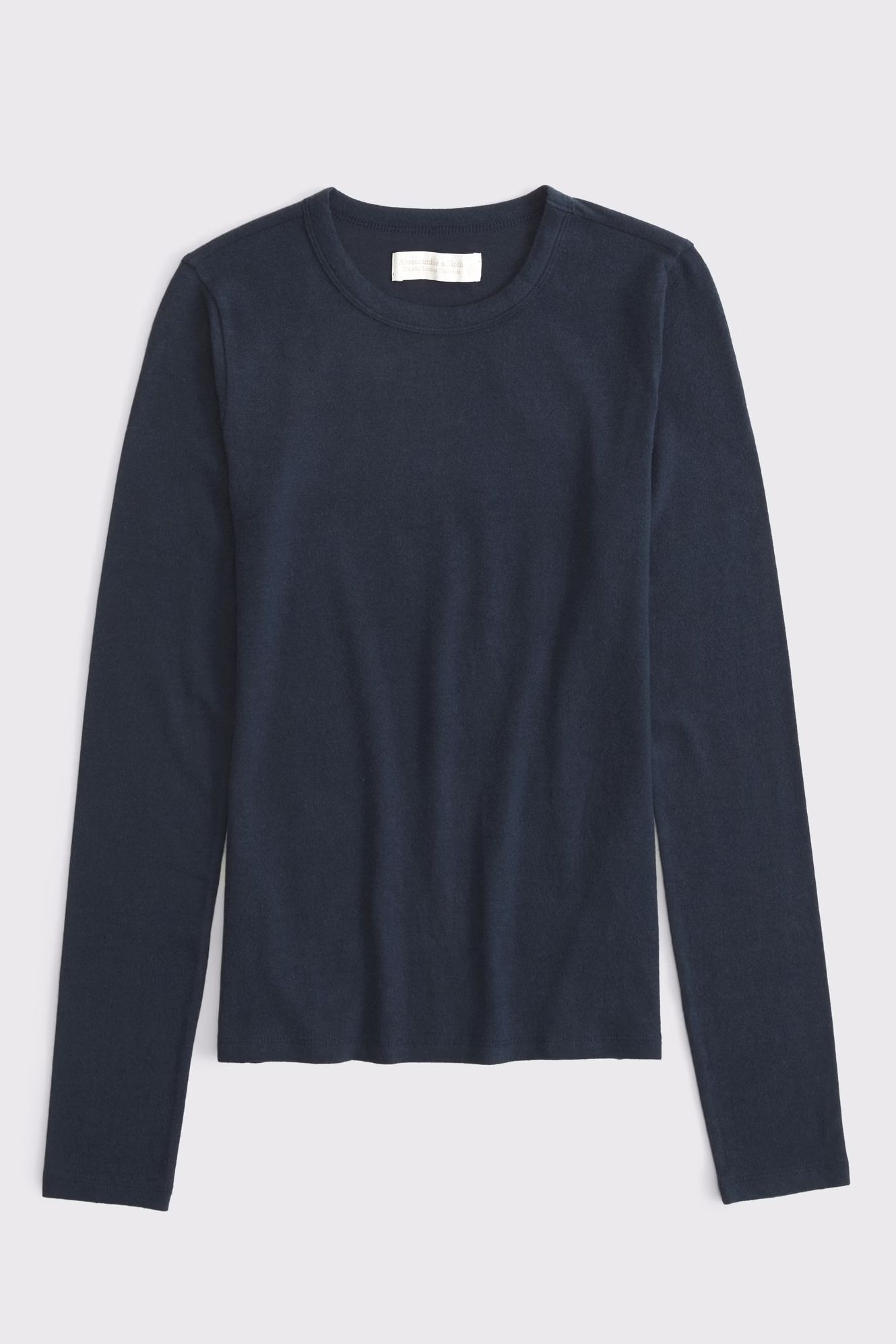 Abercrombie &amp;amp; Fitch Long-Sleeve Cozy Lounge Knit Tee