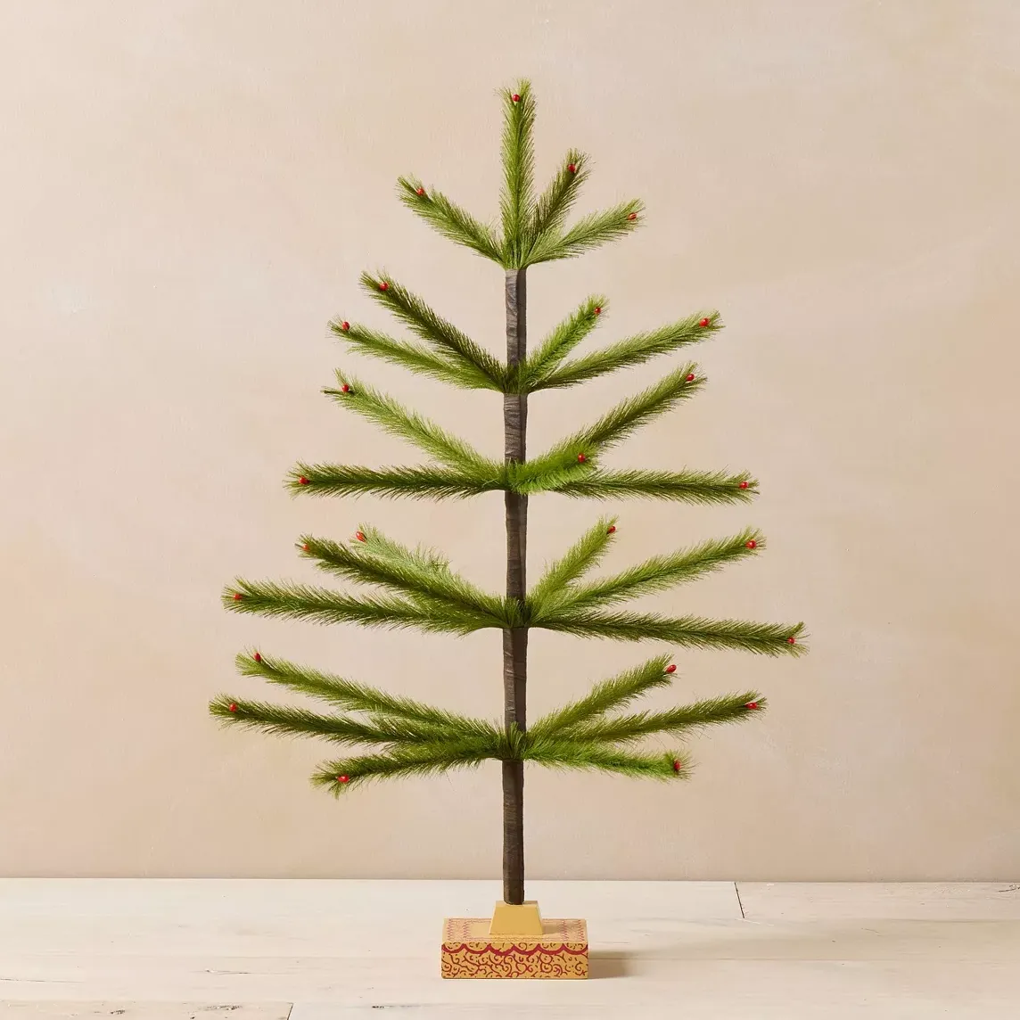 John Derian for Target 24u0026#34; Artificial Christmas Tree With Red Berries