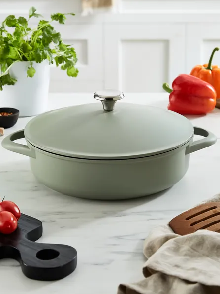 Dunelm Cast Aluminium Shallow Casserole Dish