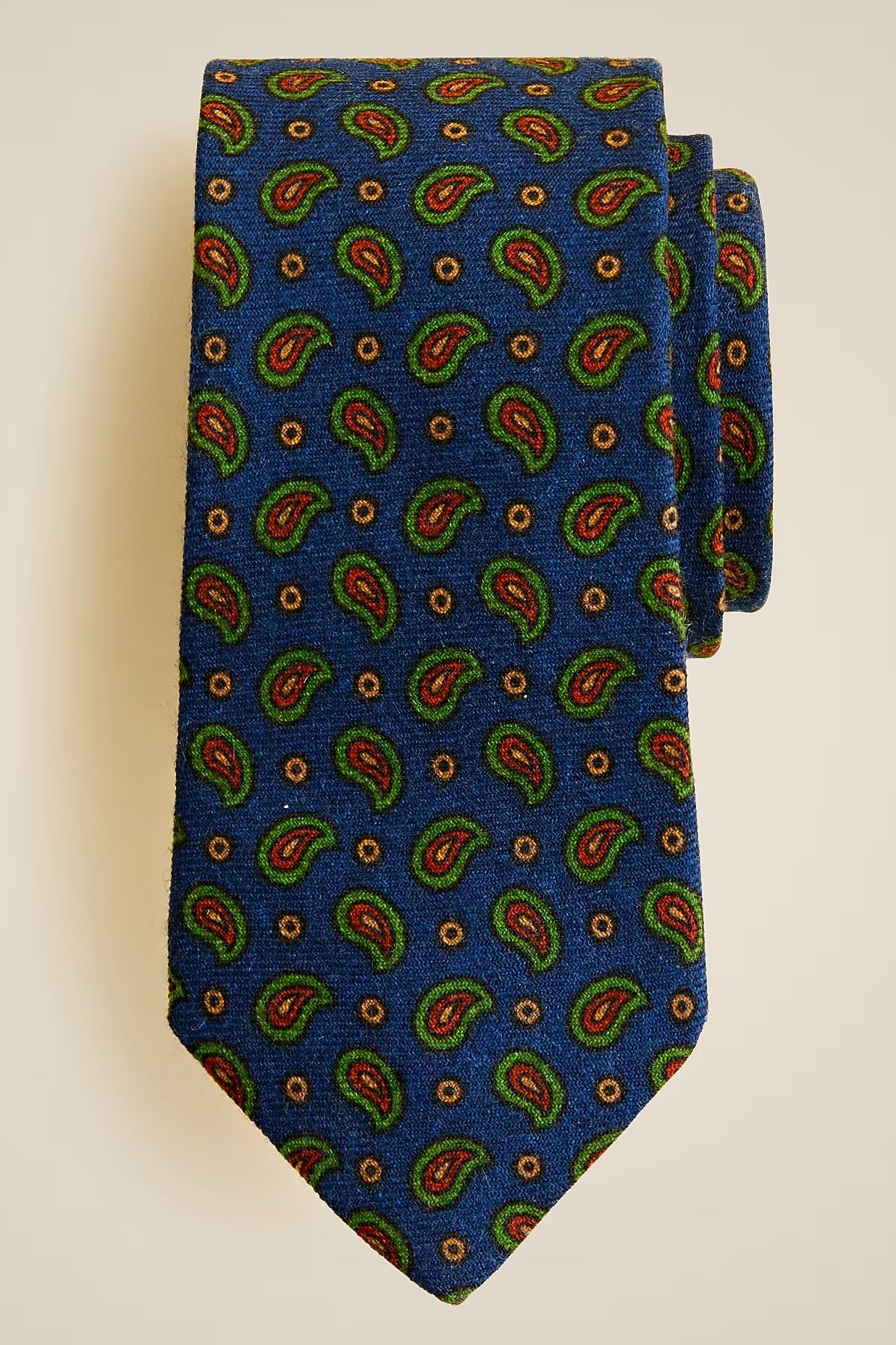 j.crew Italian wool tie in paisley