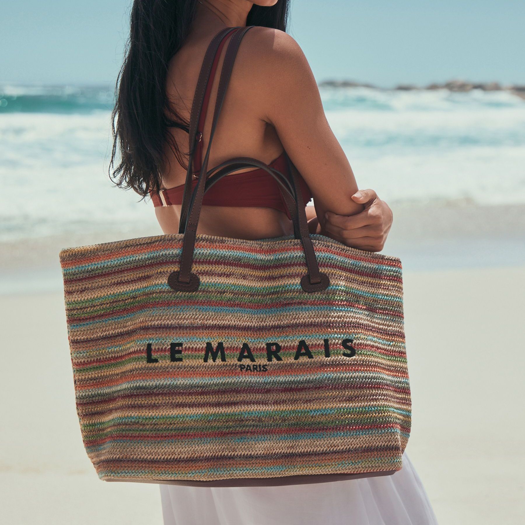 Stripe Shoulder Bag