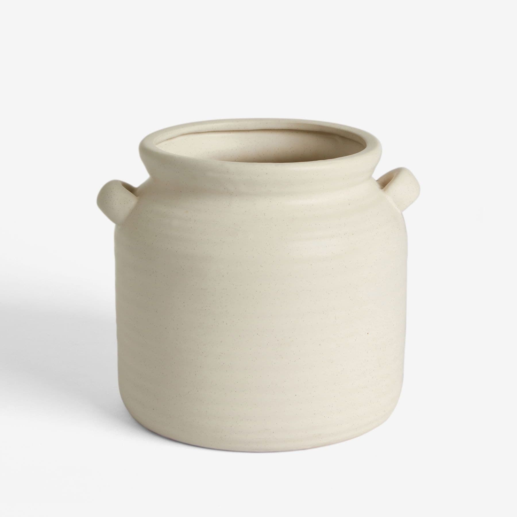 Natural Large Ceramic Utensil Pot