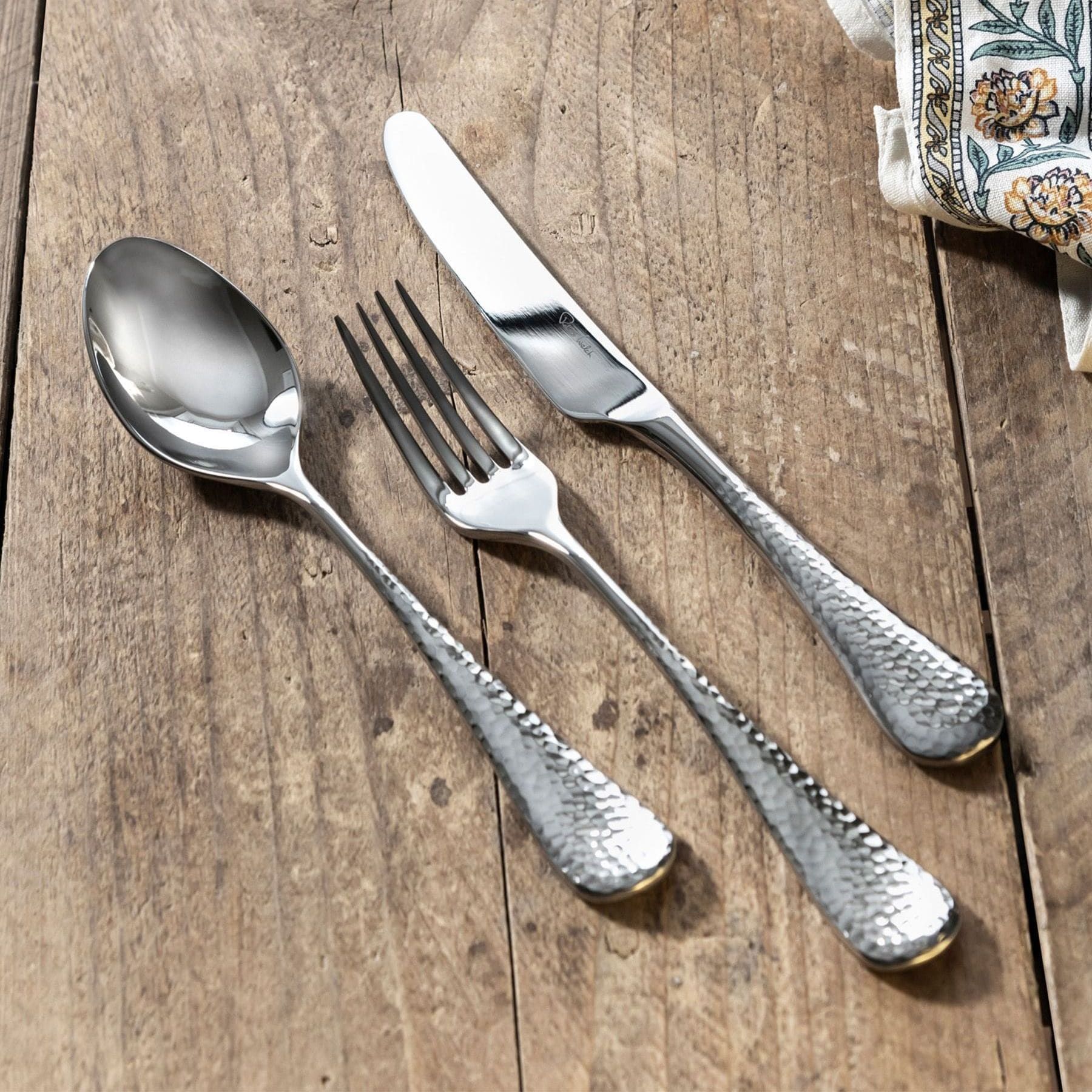 Robert Welch Silver 24pc Honeybourne Cutlery Set - Size One