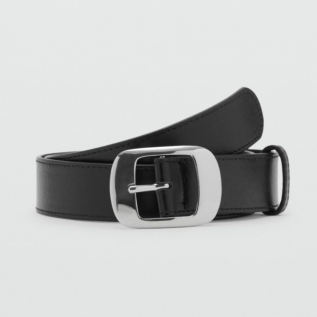 Square Buckle Belt - Women | Mango United Kingdom
