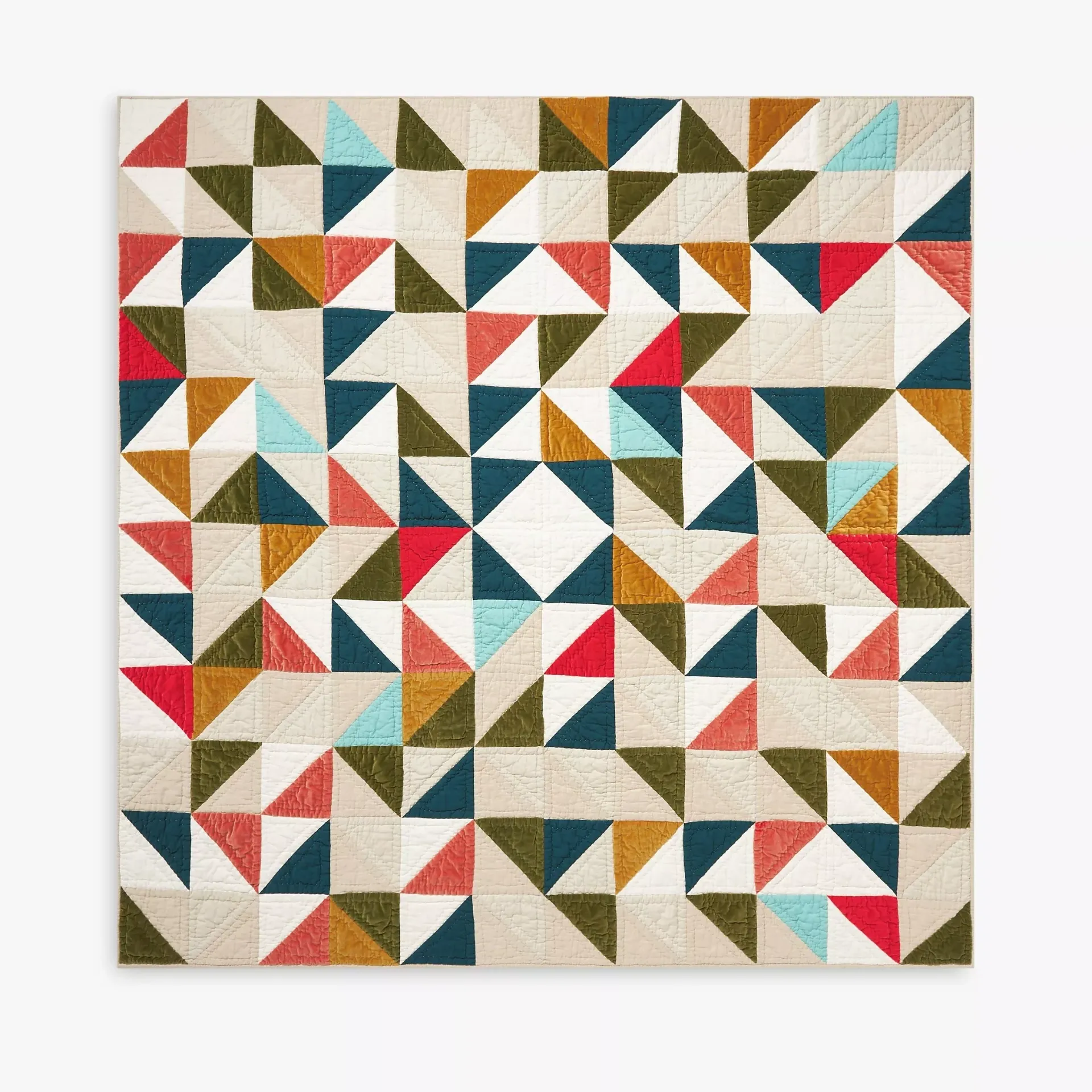 John Lewis Colourful Patchwork Quilt, Multi