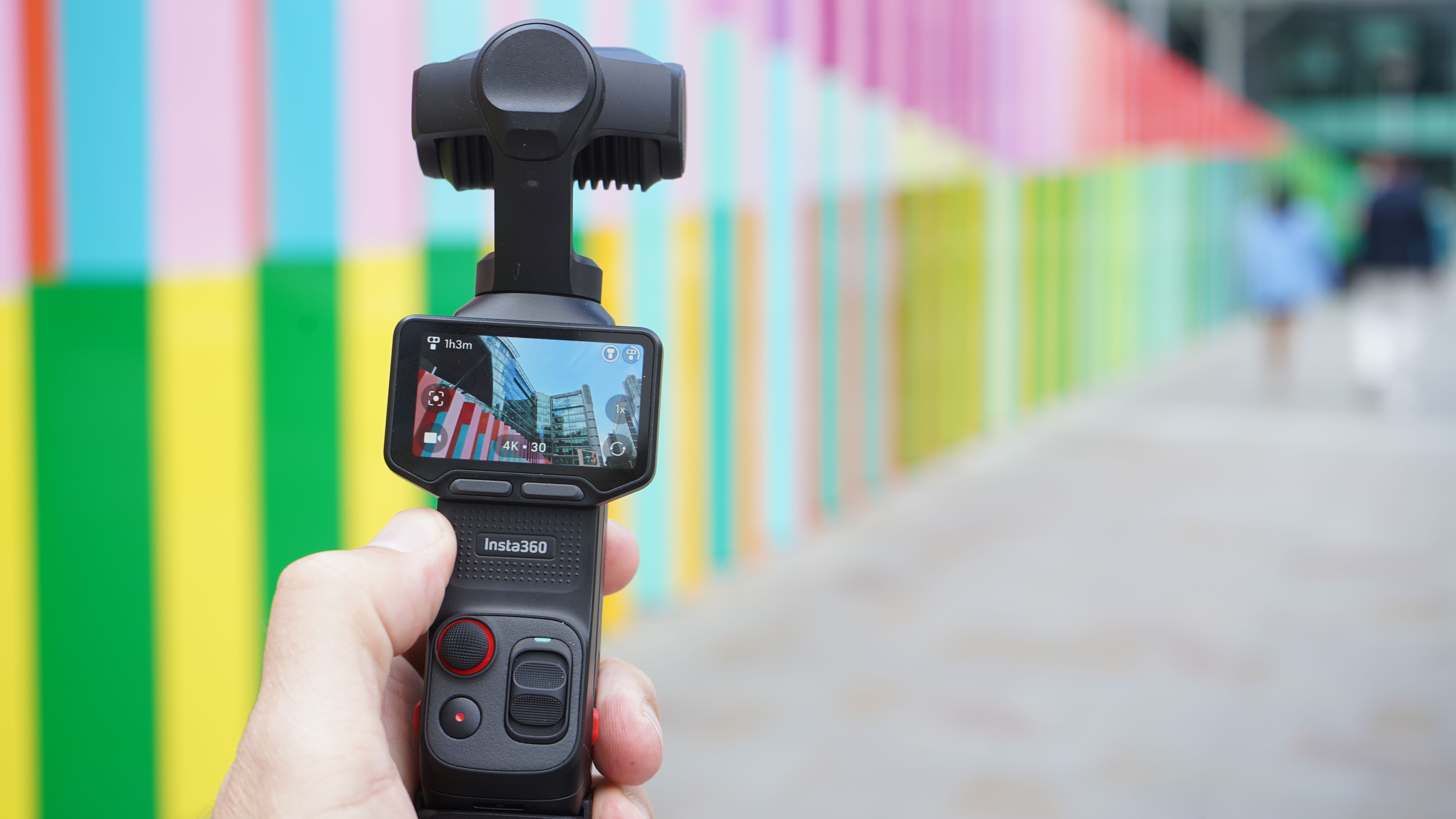Insta360 Luna Ultra in hand
