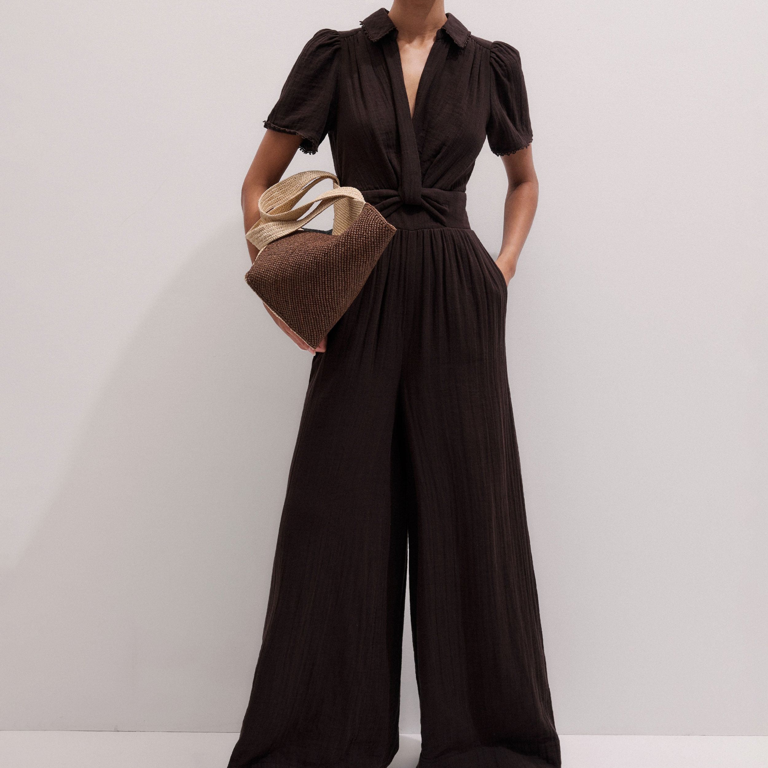 Twist Front Jumpsuit