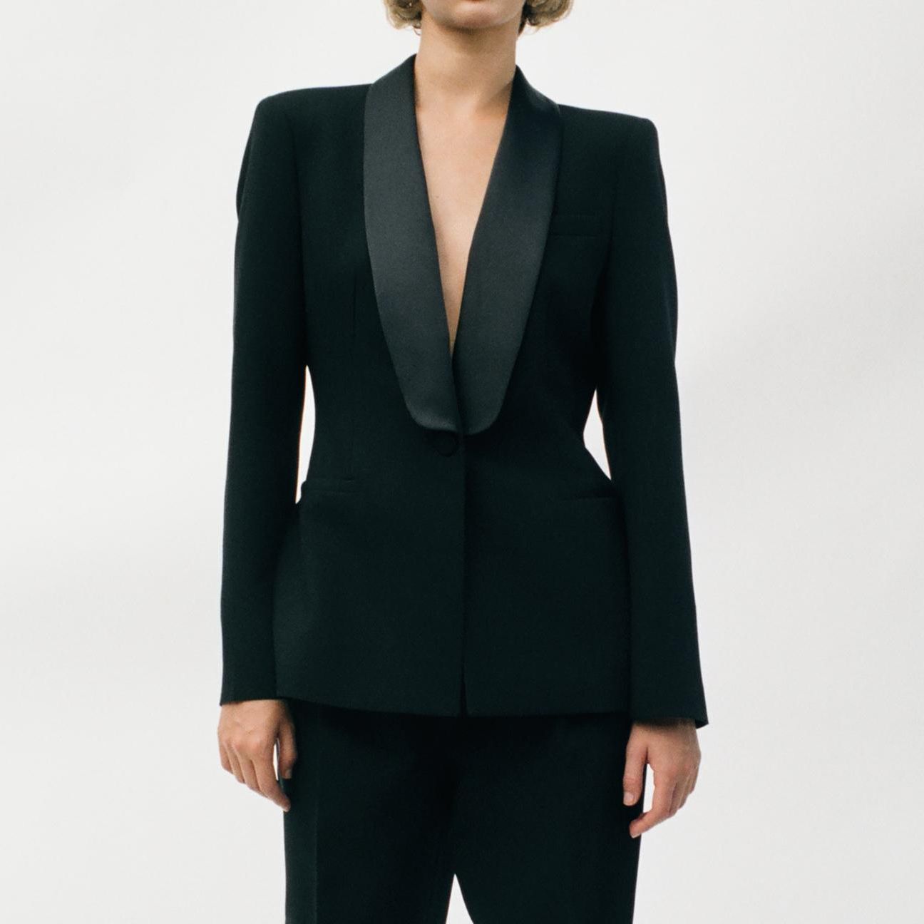 Tailored Tuxedo Blazer