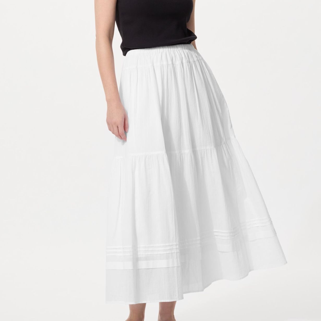 Tiered Maxi Skirt