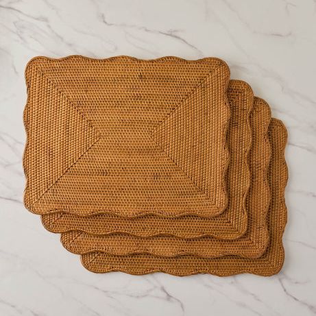 Tyna Rattan Placemats (set of 4)