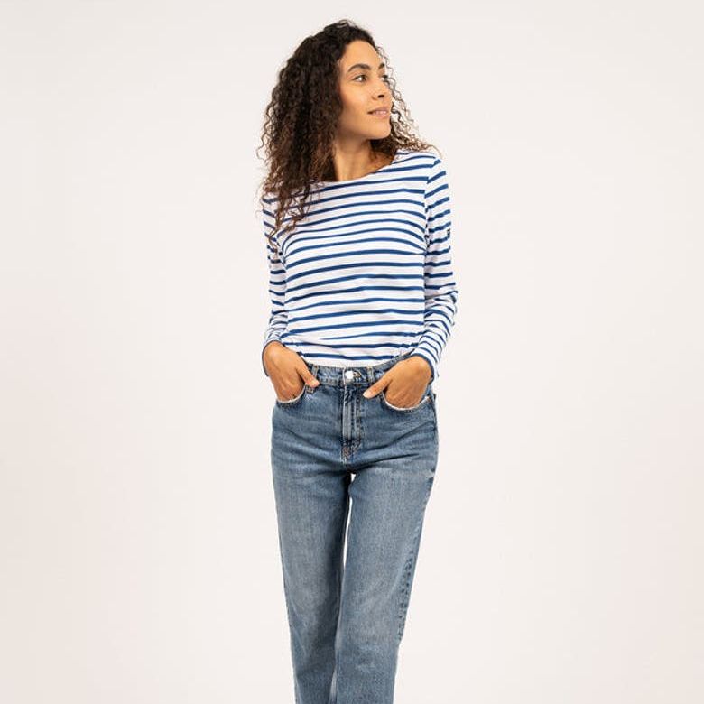 Minquidame - Breton Striped Shirt With Long Sleeve