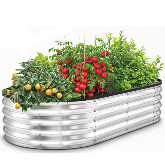 Utopia Home Galvanized Raised Garden Bed Kit