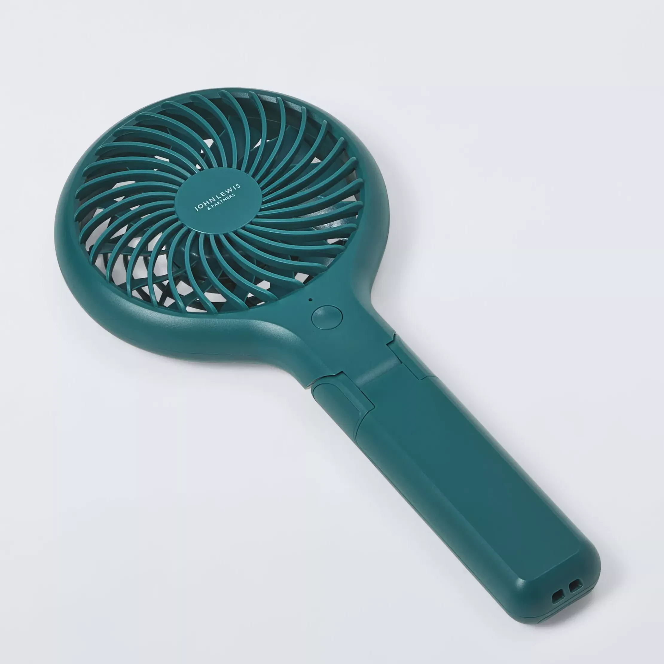 John Lewis Handheld &amp;amp; Foldable Desk Fan, 4 Inch, Lilac