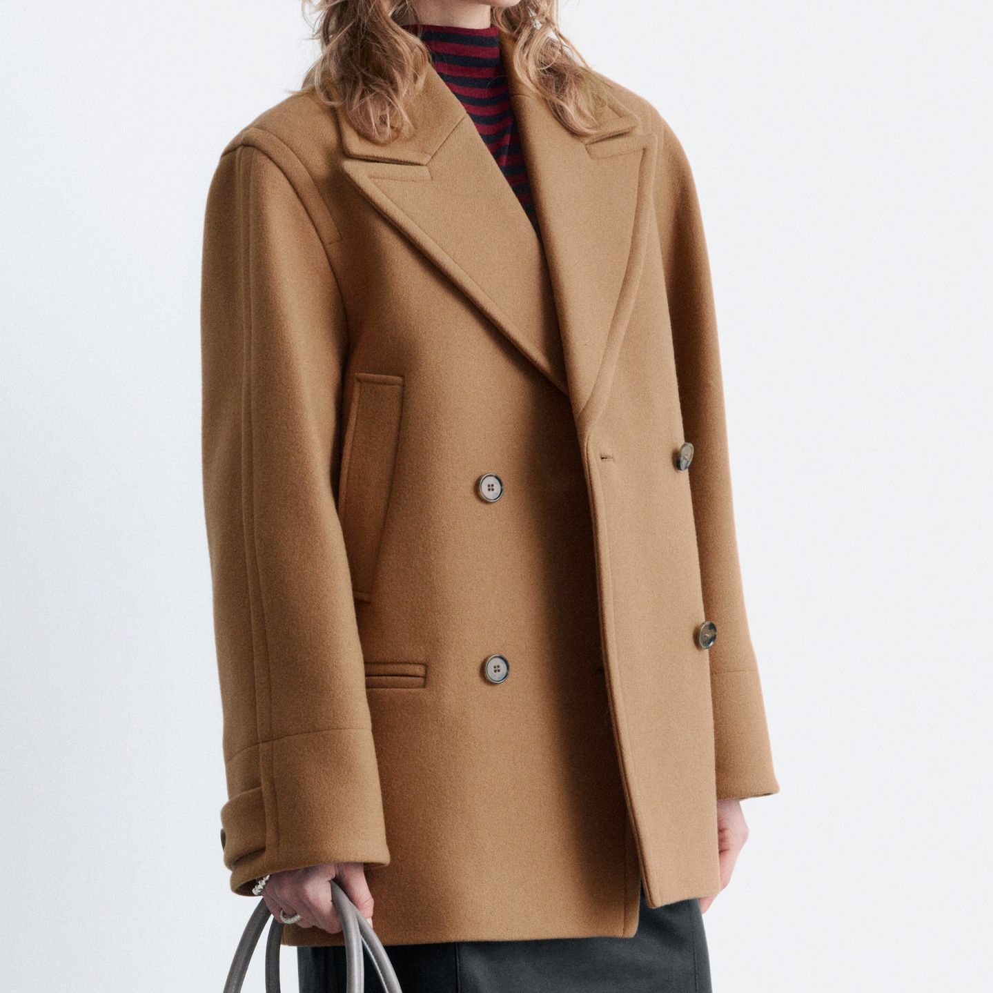 Tailored Wool Pea Coat